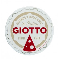 Coperchio in cartone bianco litografato per piatto pizza Giotto "Napoli"