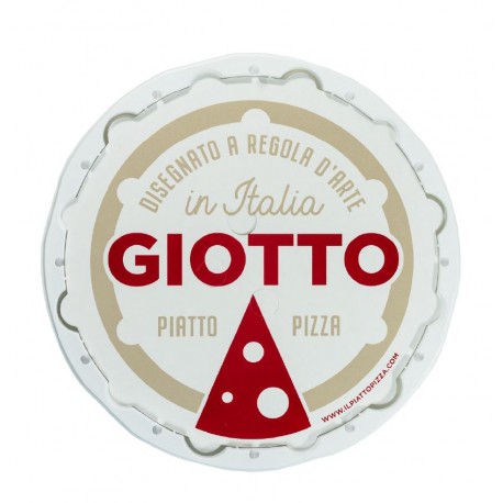Coperchio in cartone bianco per piatto pizza Giotto "Napoli"